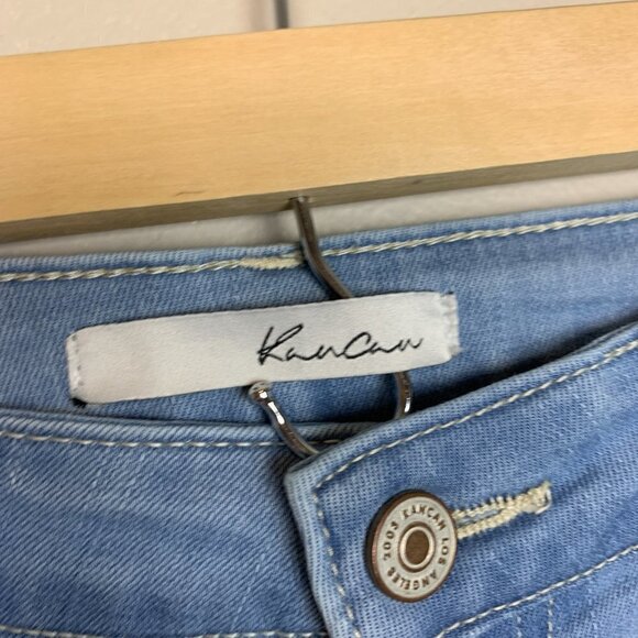 KanCan High Rise Distressed Light Wash Estilo Jeans Size 28 - Picture 4 of 10